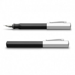 Faber-Castell Ondoro Black Graphite Matt Fountain Pen