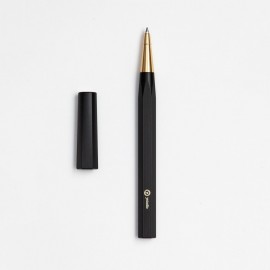 Ystudio Resin Rollerball Pen Black PREORDER