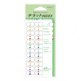 Stickers Midori Index Label Chiratto | Numbers