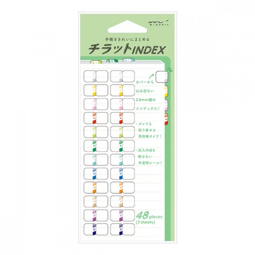 Naklejki Midori Index Label Chiratto