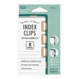 Zakładki Midori Index Clips | Miedziane