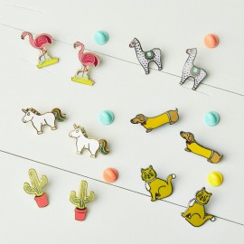Pop Out Card Decoration Pin Badge Cat