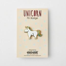 Pop Out Card Decoration Pin Badge Unicorn