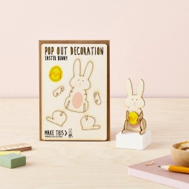 Pop Out Card Decoration Easter Bunny