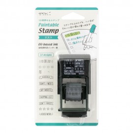 Pięczątka Midori Paintable Stamp List