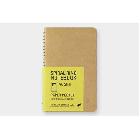 Kołonotatnik TRC Spiral Ring Notebook | Paper Pocket A6 Slim