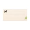 Midori Message Letter Pad Easygoing Cat