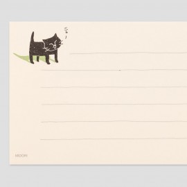 Midori Papier listowy Easygoing Cat