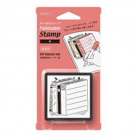 Pięczątka Midori Paintable Stamp Pre-inked Książki