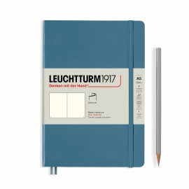 Leuchtturm1917 Softcover Notebook Rising Colors A5 Plain | Stone Blue