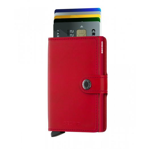 Portfel SECRID Miniwallet Original Red-Red