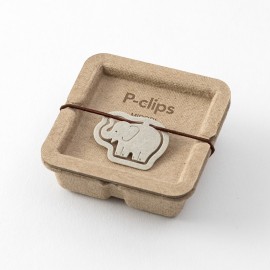 Midori P-Clips Paper Clips Elephant