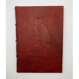 Bomo Art Full Leather Bound Journal Owl