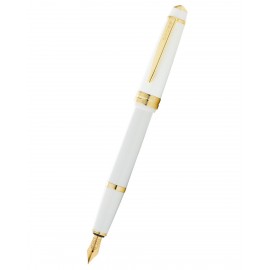 Cross Bailey Light Fountain Pen | White and Gold Tone