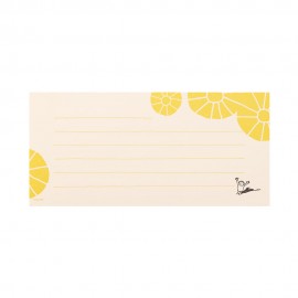 Midori Message Letter Pad Easygoing Sun