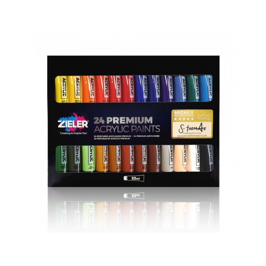 Zieler 24 Premium Acrylic Paints