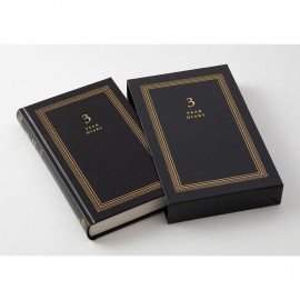 Midori 3 Years Diary Recycled Leather Black