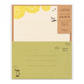Midori Letter Set Smile Sun