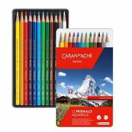 Caran D'Ache Prismalo 12 Colouring Pencils