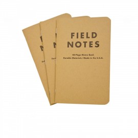 Field Notes Original Kraft Plain 3-Packs