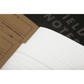 Field Notes Pitch Black Lined 3-Packs