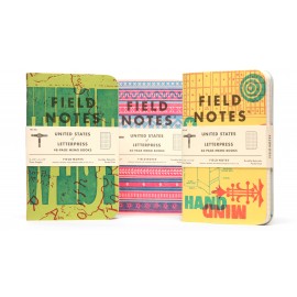 Field Notes United States of Letterpress Graph 3-Packs A
