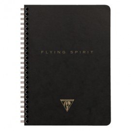 Clairefontaine Flying Spirit Wirebound Notebook Black A5