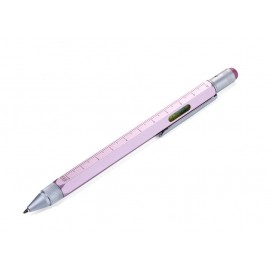 Troika Construction Multitasking Ballpoint Pen Pink