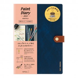 Midori Paint Diary 2022 Navy
