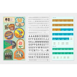 Customized Sticker Set for Traveler's Notebook Diary 2022