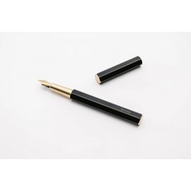 ystudio Classic Revolve Fountain Pen | Black