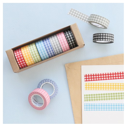 ICONIC Masking Tape Gringham (8 pcs set)