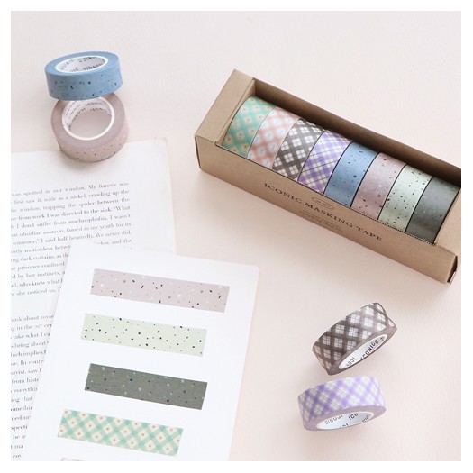 ICONIC Masking Tape Pattern (8 pcs set)