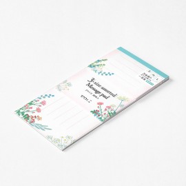 Karteczki Midori w 3 wielkościach Message Pad - Botaniczny