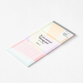 Midori 3-size assorted Message Pad - Colors