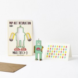 Pop Out Card Decoration Robot