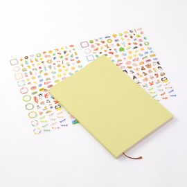 Midori Diary with Stickers Yellow