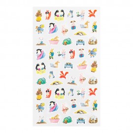 Midori Stickers for Diary: Animals A
