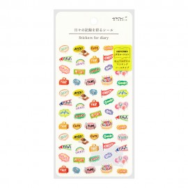 Midori Stickers for Diary: Subtitles