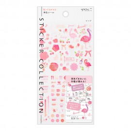 Naklejki Midori Sticker Collection Color | Różowy