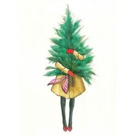 Bomo Art Christmas Card Hug