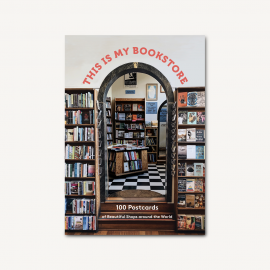 Zestaw kartek pocztowych z księgarniami świata "This Is My Bookstore"