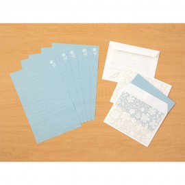 Midori Letter Set 500 Blue