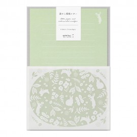 Midori Letter Set 501 Green
