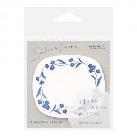 Midori Sakura Fusen Transparency | Blue flowers