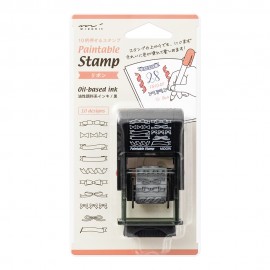 Pieczątka Midori Paintable Stamp | Wstążki