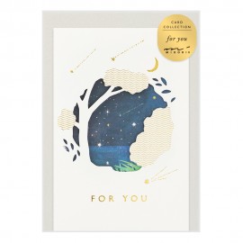 Greeting Card Midori Starry Night