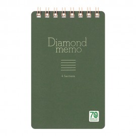 Midori Diamond Memo: 4 Sections - 70th Limited Edition