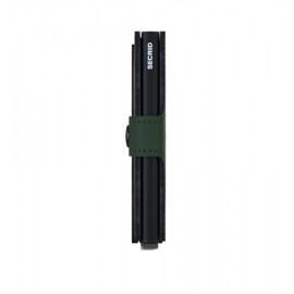Portfel SECRID Miniwallet Matte | Zielono-czarny