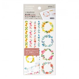 Transfer Stickers Midori | Wreath of Flowers